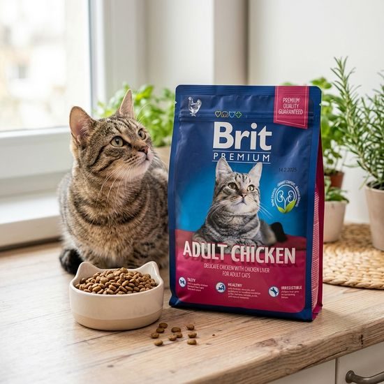 BRIT Premium Cat Adult Chicken 300g EXP 14.2.2025