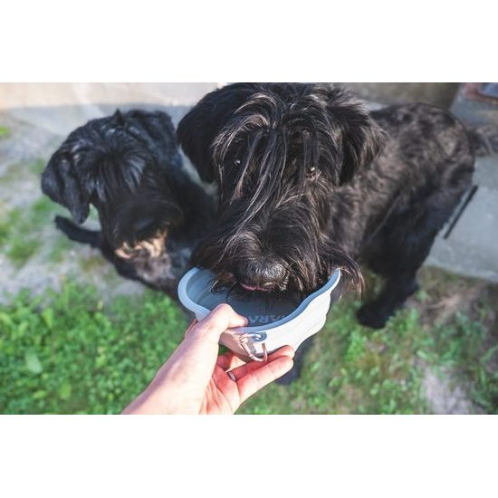 Amarago silikonová skládací miska 1000ml šedá