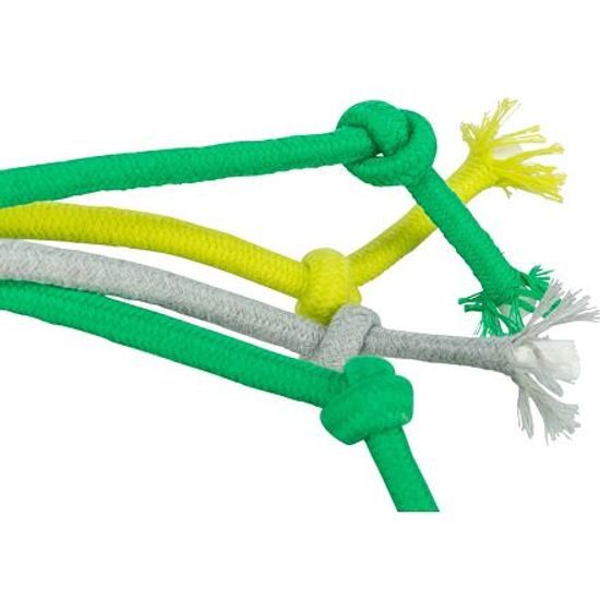 Trixie Hrací míč na lanech ø9x44cm TPR/polyester