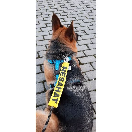 FUNKY DOG Žlutý návlek na vodítko