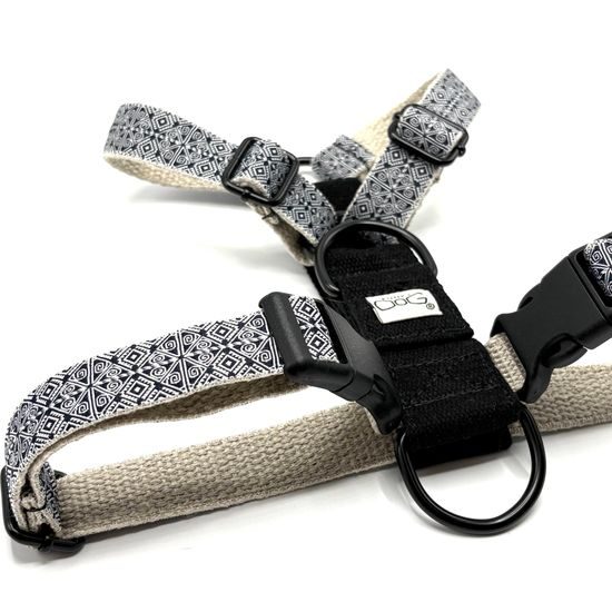 FUNKY DOG Konopný postroj pro psa – neomezující, pohodlný a z přírodních materiálů