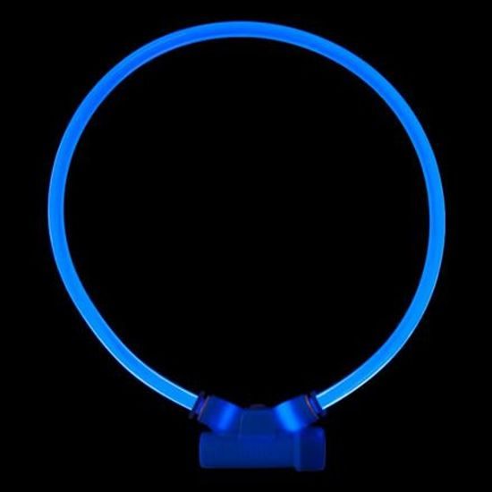 Red Dingo Obojek Lumitube S-L 15-80 cm modrý BEZ BATERIE