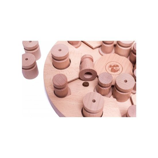 My Intelligent Pets Dřevěný hlavolam Mandala & Star/obtížnost 1-2