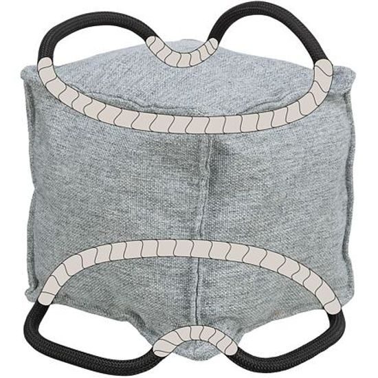 Trixie Be Eco CityStyle kostka s lanem 16cm recyklováno tkanina/lano