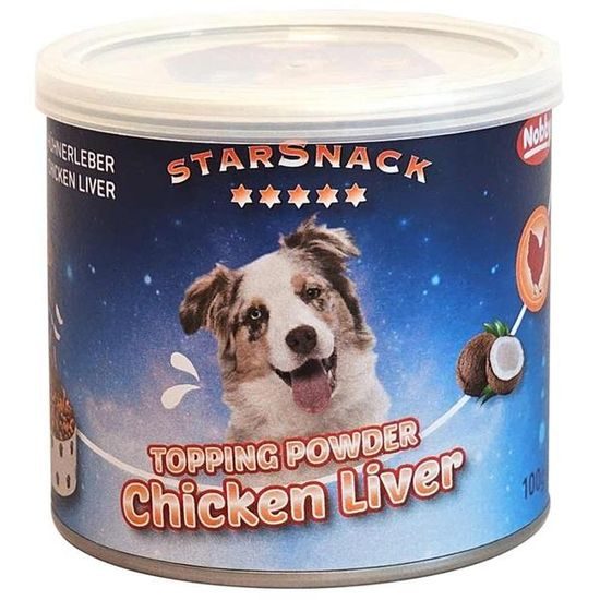 Nobby StarSnack Topping Powder Dog Chicken Liver 100 g
