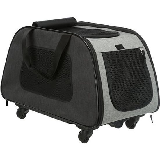 Trixie Cestovní kabela na kolečkách černo/šedá 34x43x67cm (max 21kg)