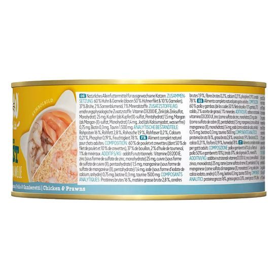 WOW Cat Konzerva Filet Kuřecí s krevetami Adult 70g