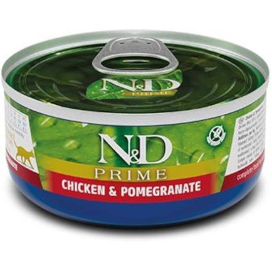 N&D PRIME Cat konzerva Chicken & Pomegranate 70 g