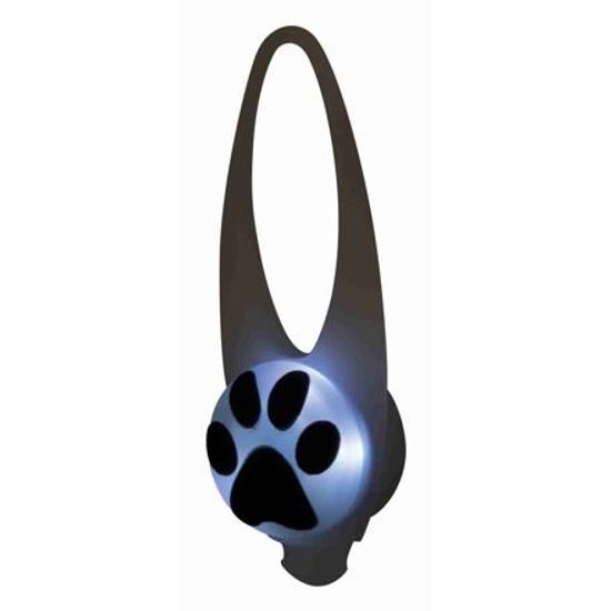 Trixie Flasher blikačka pro psy 2,4cm/8cm bílá/barevná tlapka