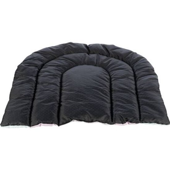 Trixie JUNIOR patchwork polštář DUHA 68x62cm mátová/lila růžová velur