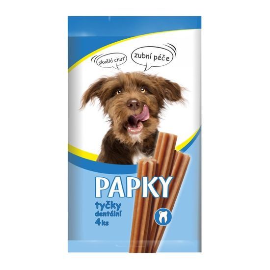 Akinu PAPKY Tyčky pamlsek pro psy dentální 4 ks