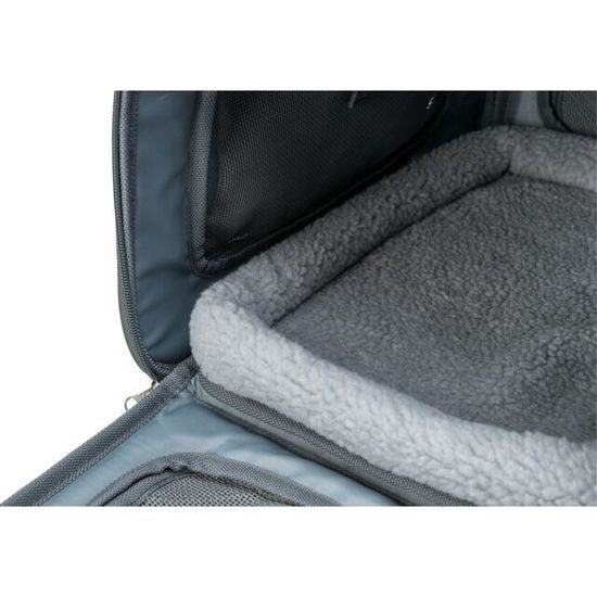 Trixie Transportní taška VICKY 40 x 27 x 28 cm do 5 kg šedá/tyrkysová