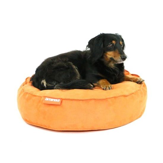 Kulatý pelíšek Aminela Full comfort 60/15cm oranžová