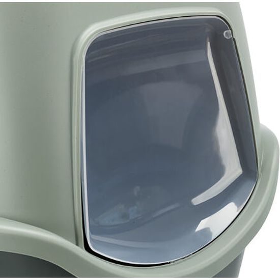 Trixie Be Eco toaleta VICO se střechou 40x40x56cm antracit/šedozelená