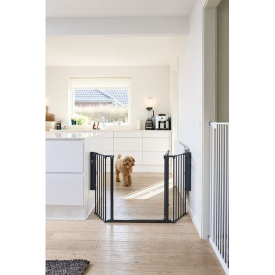 DogSpace Max M prostorová zábrana kovová černá