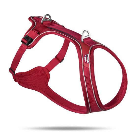 CURLI Postroj pro psy Belka Comfort Red M, 20-30 kg