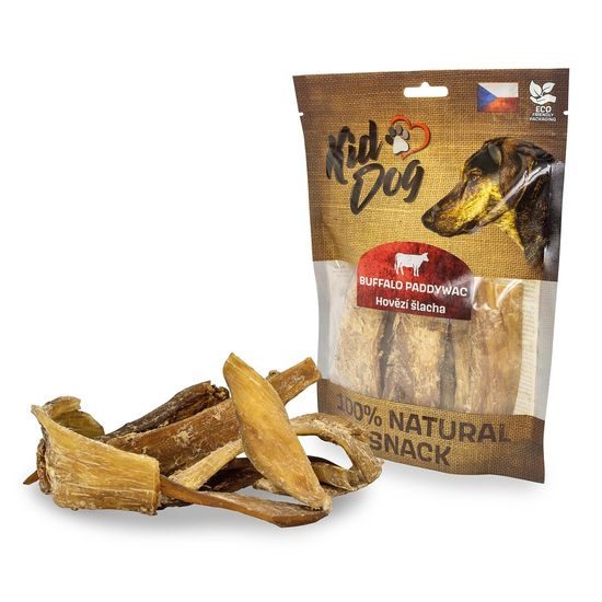 KidDog 100% Natural Snack hovězí šlacha 12 cm / 200 g
