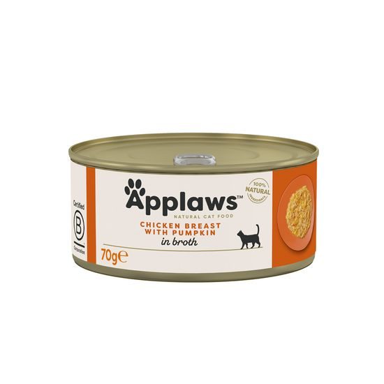 Applaws konzerva Cat Kuřecí prsa s dýní