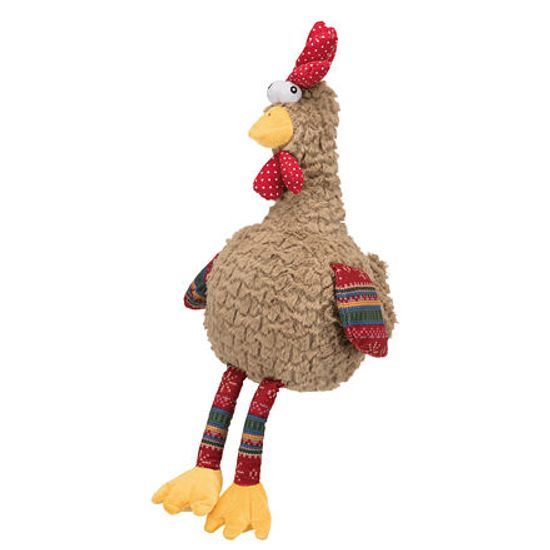 Trixie Rooster plyšový kohout šustivá folie uvnitř 60cm