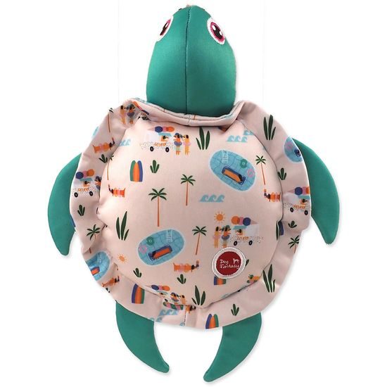 Dog fantasy Hračka Water Float želva pískací a plovoucí zelená 25,5cm