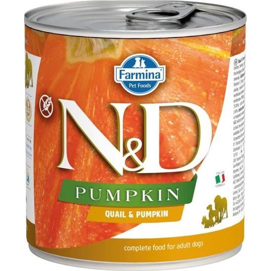 N&D PUMPKIN Dog konzerva Quail & Pumpkin 285 g