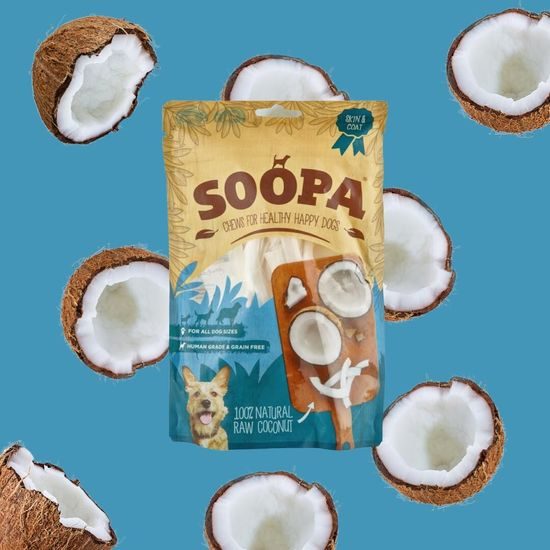 Soopa Pets Natural Chews Kokos 100 g