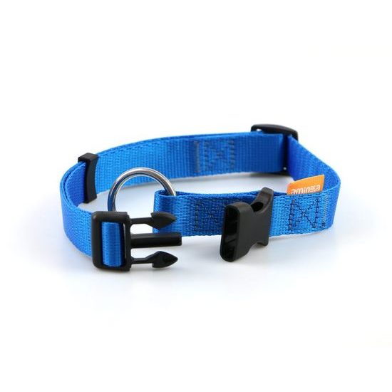 Aminela obojek 25mm/40-65cm modrý