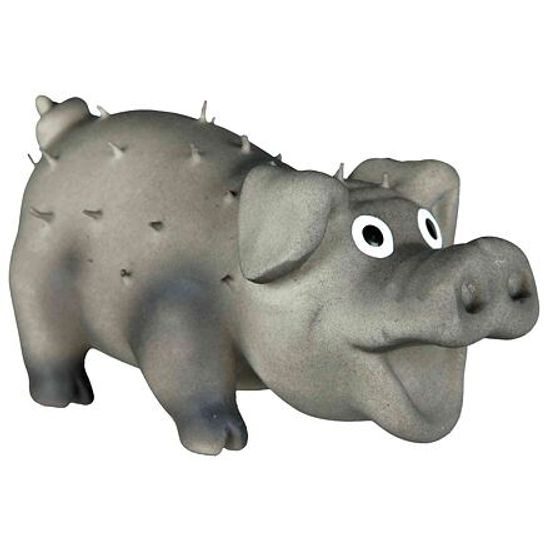 Trixie Latexové prasátko štětináč se zvukem 10cm