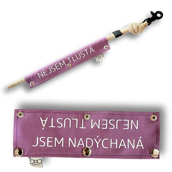 FUNKY DOG Návlek na vodítko originální nápisy