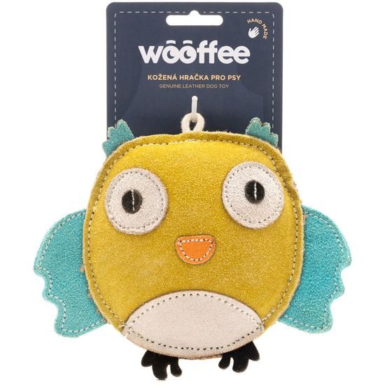 Wooffee kožená hračka Sovička