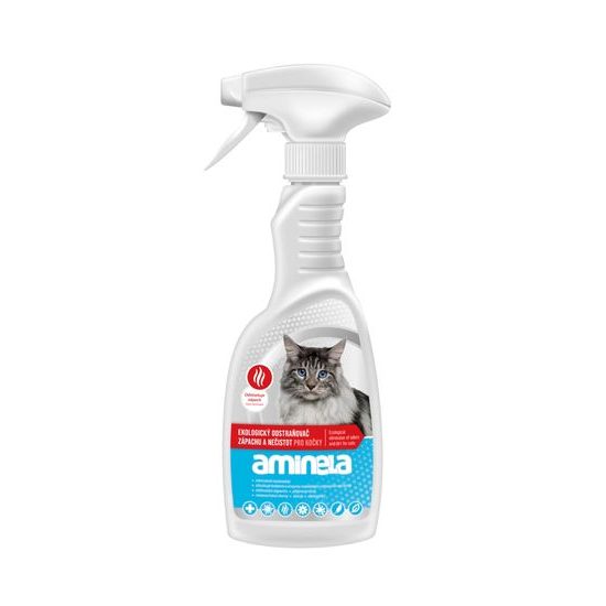Aminela Clean Ekologický odstraňovač zápachu a nečistot pro kočky 500ml
