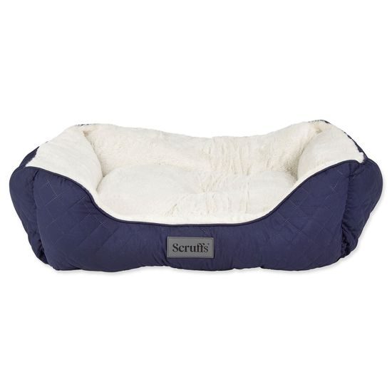 Scruffs Pelech Wilton Box Bed modrý L 75x60cm