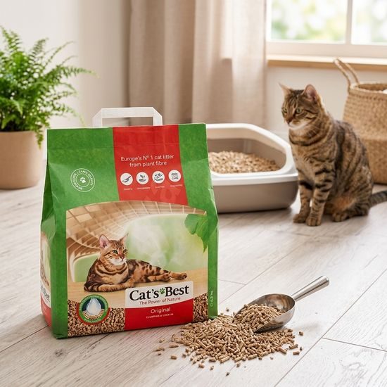 Cats Best ORIGINAL Podestýlka (ÖKO PLUS) (10l/4,3kg)