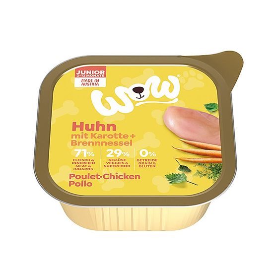 WOW Paštika Kuřecí s karotkou Junior 150g