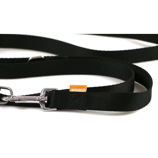 Aminela popruhové přepínací vodítko 25mm/220cm černé