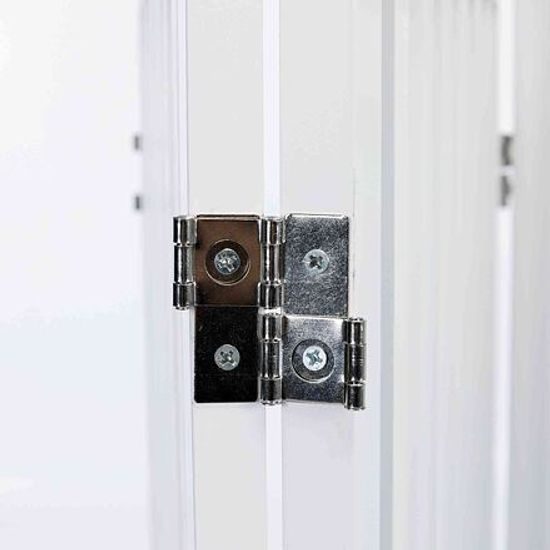 Trixie Ochranná bariéra s otvíracími dvířky 60-160x81cm bílá