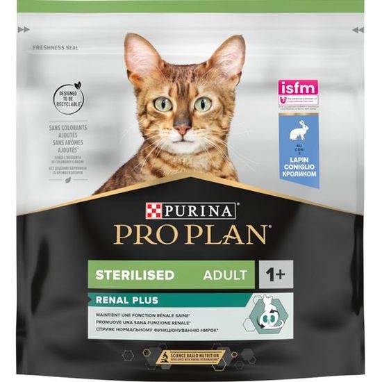 Pro Plan Cat Adult Sterilised Renal Plus králík 400 g