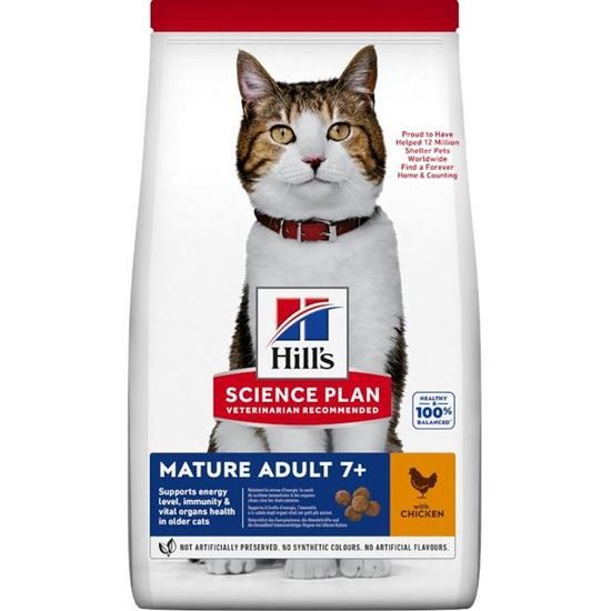 Hill's Science Plan Feline Mature Adult 7+ Chicken 10 kg