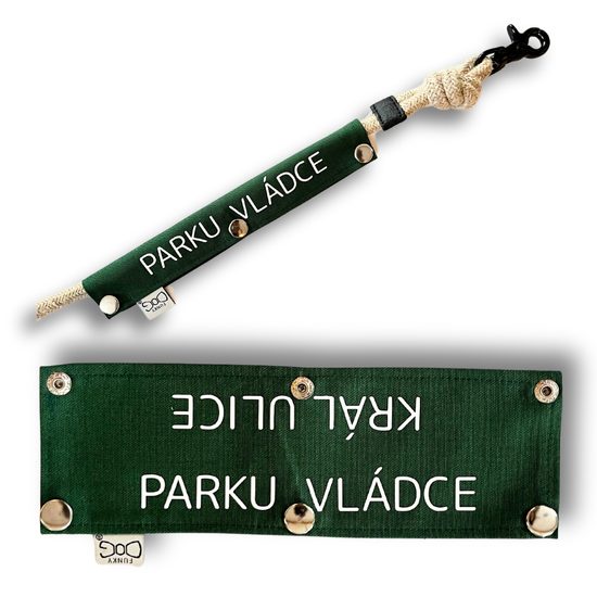 FUNKY DOG Návlek na vodítko originální nápisy