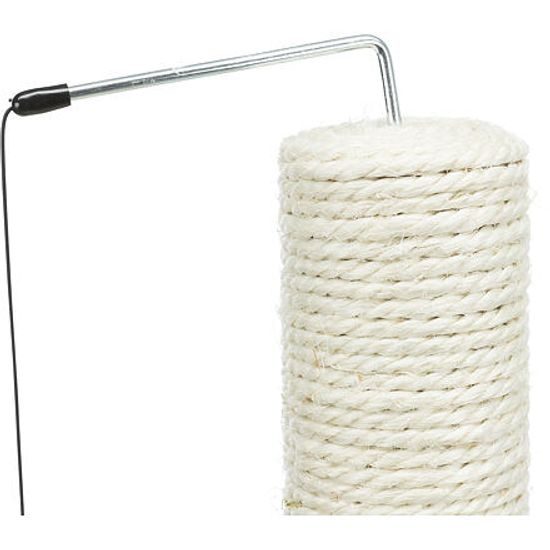 Trixie Škrábadlo válec 50cm+míč myš+pružina na podestě 40x30cm