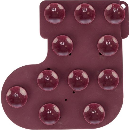 TRIXIE Xmas Lick'n'Snack Mat vánoční lízací podložka 20 cm bordó
