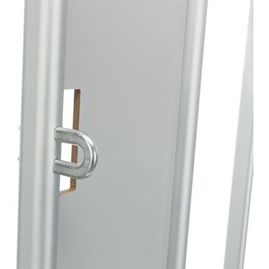 Trixie Univerzální zadní mřížka/mění kufr v přepravku 94-14x69x53cm světlešedá/stříbrná