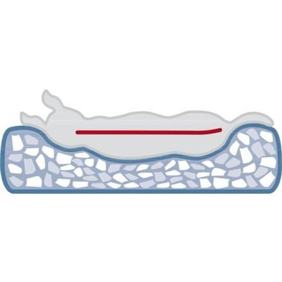 Trixie Ortopedická kukaň NOAH 45x40x43cm světlešedá