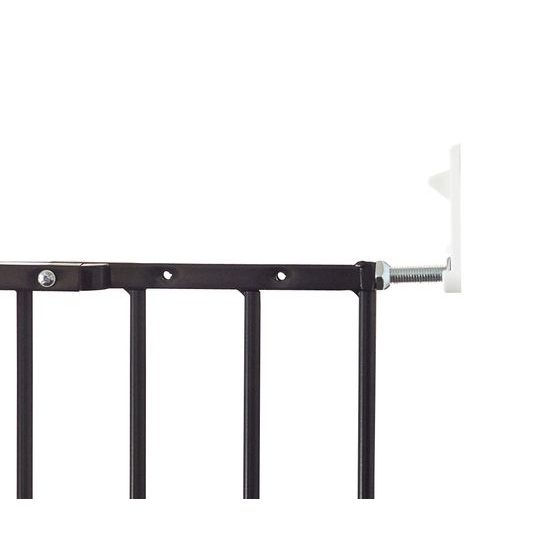 DogSpace Charlie extra vysoká prodlužovací brána 62-107cm šroubovací kovová černá