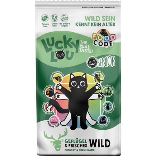 Lucky Lou Senior Geflügel & Wild se zvěřinou 340 g