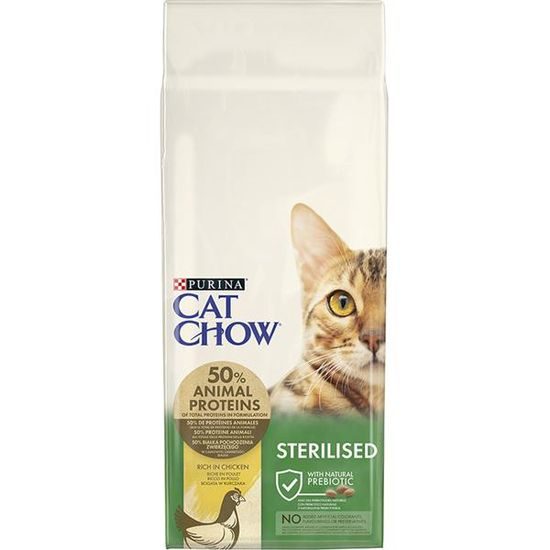 Purina Cat Chow Sterilized kuře 15 kg