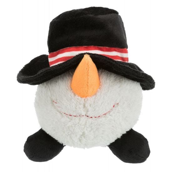 Trixie Vánoční plyšový míček Santa Claus/Sob/Sněhulák 18–29 cm