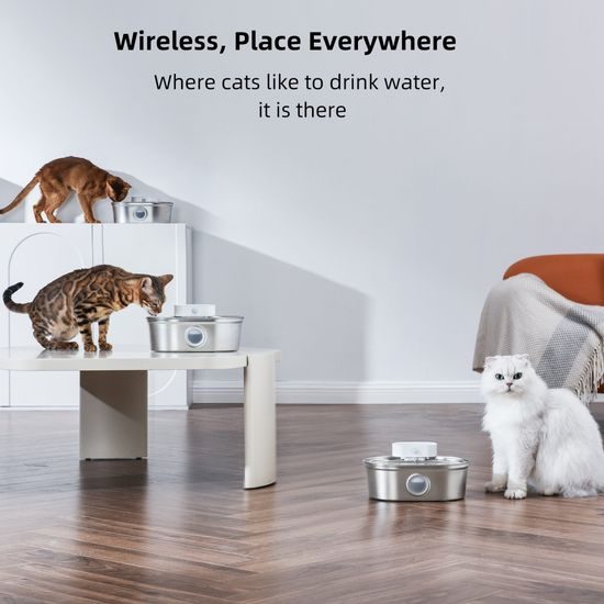 UahPet Pro nerezová fontána pro kočky