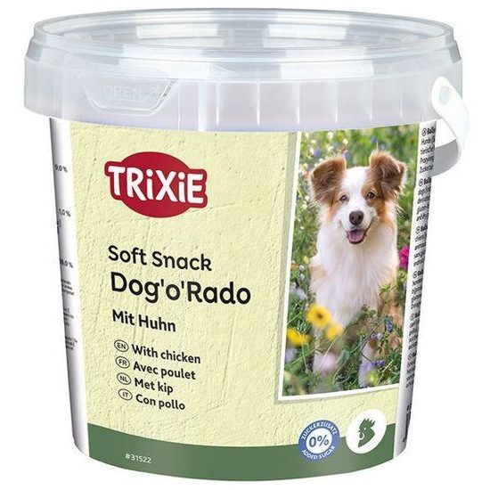 Trixie Soft Snack Dog´o´Rado kuřecí kousky kyblík 500 g