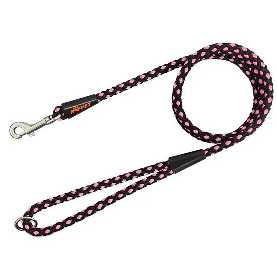 BAFPET Lanové vodítko UZLÍK 10mm růžová